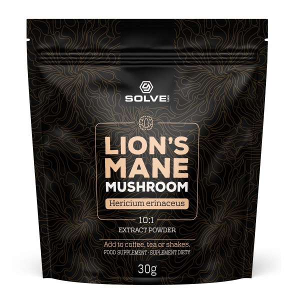 Lions Mane {Soplówka jeżowata) 10:1 Mushroom Powder